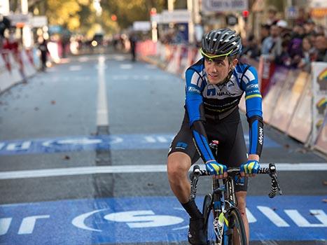 Patrick Konrad Team NetApp Endura, am Ziel von Paris - Tours, Radrennen, Paris - Tours