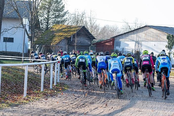 Start zum Rennen in Stadl-Paura, Rad Cyclo Cross, 12. Int Rad Querfeldein GP Pferdezentrum Austria Stadl-Paura, UCI C2,