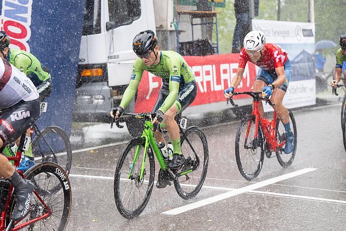  Timon Loderer (GER, Hrinkow Advarics) Daniel Turek (CZE, Team Felbermayr Simplon Wels) im Roten Trikot des Ligaführenden, Radsport, Herren Radliga, Ranshofen, 23. Braunauer Radsporttage