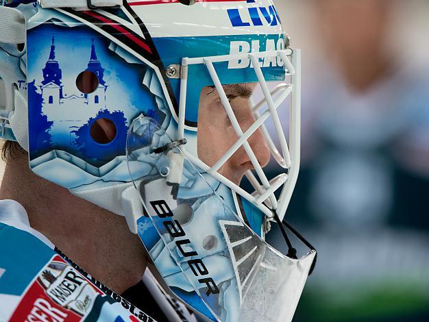 #29 Michael Ouzas, Tormann, Liwest Black Wings Linz, EHC Liwest Black Wings Linz vs KHL Medvescak Zagreb