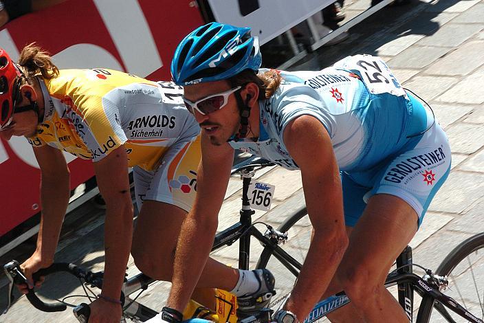 Gerhard Trampusch (AUT, AKUD Arnolds Sicherheit) , Rene Haselbacher (AUT, Team Gerolsteiner) 57. Österreich Rundfahrt, 1. Etappe Linz - Salzburg