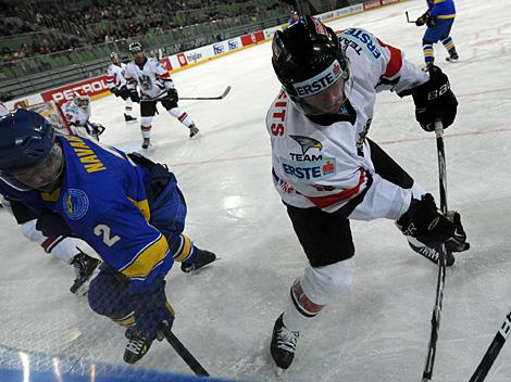#13 Johannes Kirisits Team Austria und #2 Yuri Navarenko, Ukraine. Oesterreich und Team Ukraine