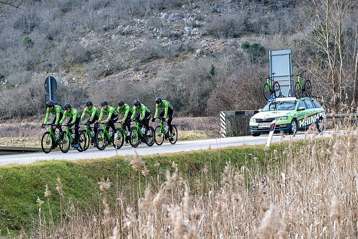 Marvin Hammerschmid (AUT), Raphael Hammerschmid (AUT), Jonas Rapp (GER), Johannes Rechenauer (GER), Riccardo Verza (ITA), Jaka Primozic (SLO), Michael Konczer (AUT), Stefan Kovar (AUT), Trainingscamp Porec, Kroatien, Team Hrinkow Advarics Cycleang, UCI Continental Team, 