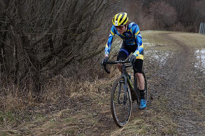 Philipp Heigl (AUT, Team Bikestore), Moran Vermeulen (AUT, Team Felbermayr Simplon Wels), Rad Cyclo Cross, ÖSTM/ÖM Querfeldein Quer durch das Stadion