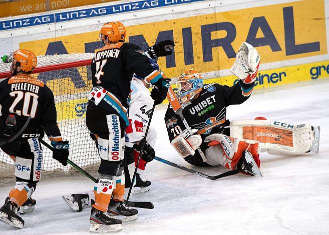 Tormann David Kickert (Steinbach Black Wings 1992) Steinbach Black Wings 1992 vs HC TWK Innsbruck, Qualifikationsrunde, Eishockey, Bet at Home ICE Hockey League