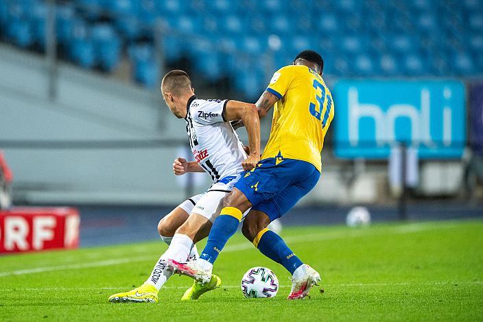 Reinhold Ranftl (LASK), Eric Javier Grajales Davis (FC DAC 1904 Dunajska Streda) Fussball, Euroliga