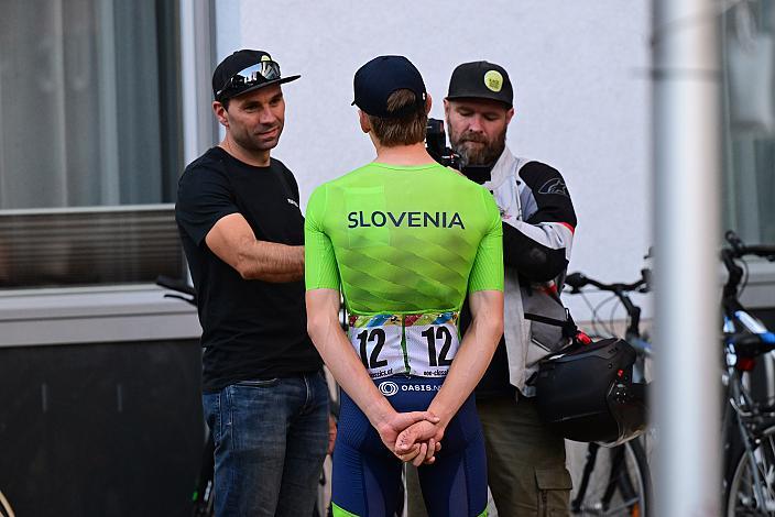 Etappensieger und Bester Junger Fahrer David Adam (SLO, Slowenien),1. Etappe,  51. Int. Oberösterreich Junioren Rundfahrt, Marchtrenk - Marchtrenk
