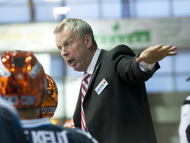 Trainer Robert Daum, EHC Liwest Black Wings Linz, EHC Liwest Black Wings Linz vs KHL Medvescak Zagreb