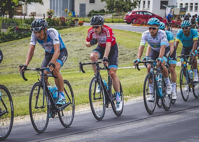 Ben Hermans (BEL, Israel Cycling Academy) im roten FÃ¼hrungstrikot, 7. Etappe Waidhofen/Ybbs - Sonntagberg 70. Ã–sterreich Rundfahrt 