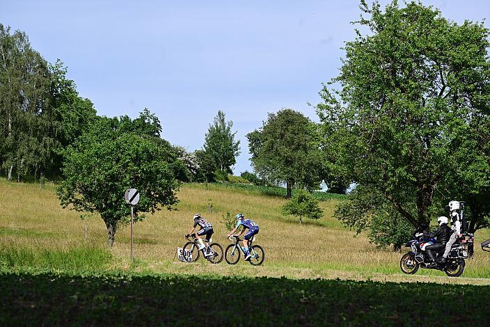 Milan Kadlec (CZE, Team Elkov Crypto4me), Seth Dunwoody (IRE, Bahrain Victorious Development Team), 3. Etappe Asten - Bad Schallerbach, Oberösterreich Rundfahrt