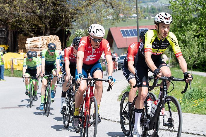 Matthias Reutimann (SUI, Team Vorarlberg), Führender in der Radliga Daniel Turek (CZE, Team Felbermayr Simplon Wels), Herren Elite, U23, Radliga, GP Vorarlberg, Nenzing