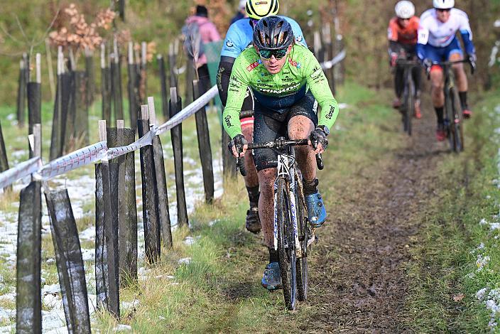 Marvin Hammerschmid (AUT, Hrinkow Advarics) Radquerfeldein GP um das Sportzentrum Gunskirchen, Rad Cyclo Cross