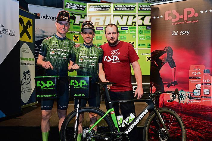 Valentin Poschacher (AUT, Hrinkow Advarics), Riccardo Zoidl (AUT, Hrinkow Advarics), Teampräsentation, Steyr, Team Hrinkow Advarics Cycleang, UCI Continental Team, 