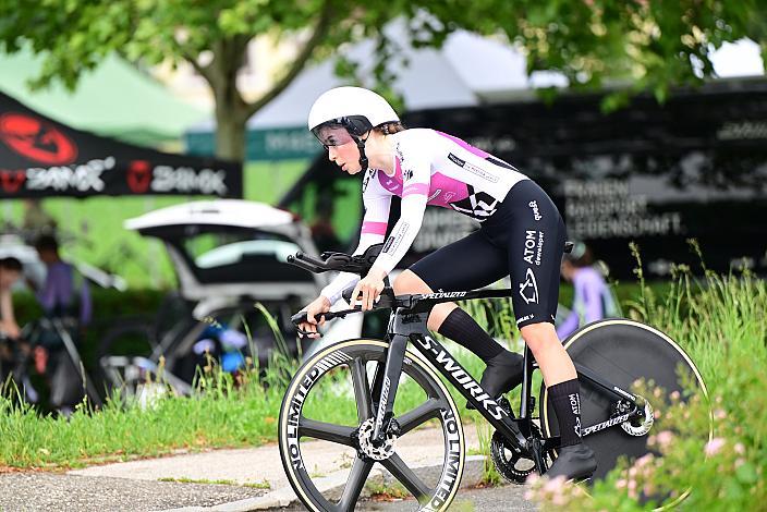 Nadia Hartman (POL, MAT Atom Deweloper Wroclaw Junior) Zeitfahren Herzogenburg,  3. Etappe Sportland NOE WOMEN Tour