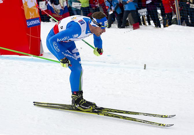 #55 David Hofer, ITA, Nordische Ski WM 2013, Val di Fiemme, Tesero, 15km Herren