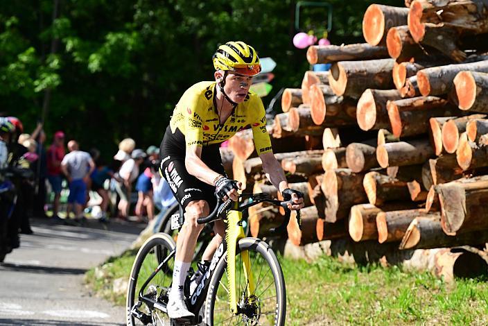 Etappensieger Sepp Kuss (USA, Team Visma - Lease a Bike), 19 Etappe. Feltre  -  Alleghe (Piani di Pezze)   (151km) 109. Giro d Italia