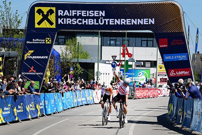 Führender Road Cycling League Tobias Nolde (GER, Team Vorarlberg), Herren Elite, U23, Road Cycling League Austria, 64. Raika Kirschbluetenrennen, Wels, Oberösterreich