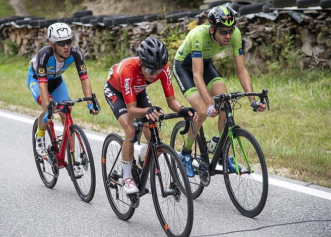 Herren Elite,Spitzengruppe  Jonas Rapp (GER, Hrinkow Advarics Cycleang), Sieger Riccardo Zoidl (AUT, Team Felbermayr Simplon Wels), 3.Platz 1. Martin Messner (AUT, Team WSA Graz ARBOE) Mühlviertler Hügelwelt Classik, Königswiesen,  U23, Elite Damen und Herren