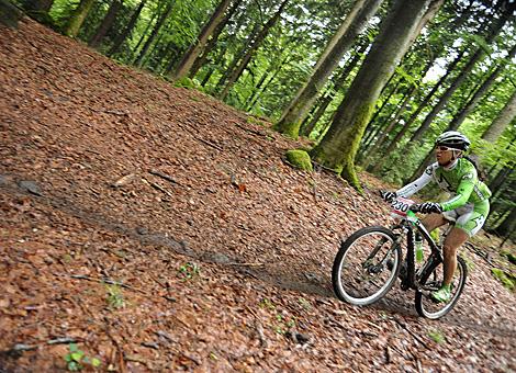 Lisi Unterbuchschachner, Team Hrinkow Bikes am Ameisberg.