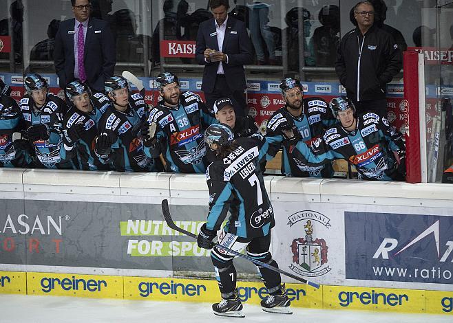 Brian Lebler (EHC Liwest Black Wings Linz)  EHC Liwest Black Wings Linz vs Vienna Capitals