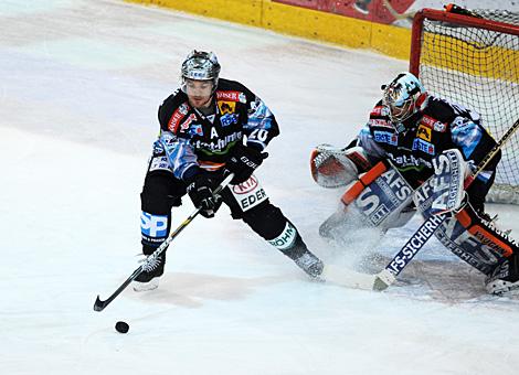Brad Purdie und Alex Westlund, Liwest Black Wings Linz vs. KHL Medvescak Zagreb