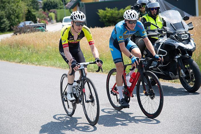 Tagessieger in Wieselburg Emanuel Zangerle (AUT, Team Felbermayr Simplon Wels), 2. Platz Colin Chris Stüssi (SUI, Team Vorarlberg) Herren Elite, U23, Radliga, 51. Int. Erlauftaler Radsporttage, Wieselburg, Oberösterreich