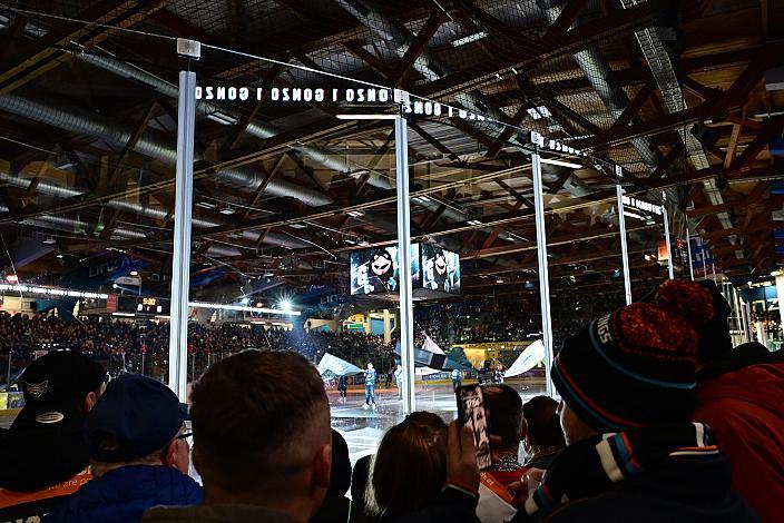 Fans der Steinblach Black Wings, Steinbach Black Wings Linz vs Moser Medical Graz 99ers , Linz AG Eisarena