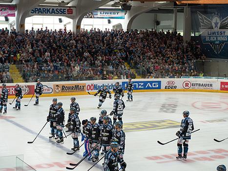 Saisonstart der EBEL in Linz, EHC Liwest Black Wings Linz vs HCB Suedtirol