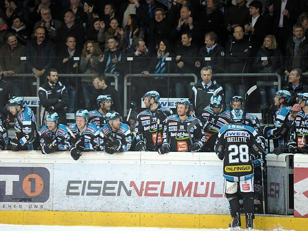 Linz gewinnt (Liwest Black Wings Linz) und (EC KAC), EHC Liwest Black Wings Linz vs EC KAC, Play-Offs, Semifinale 