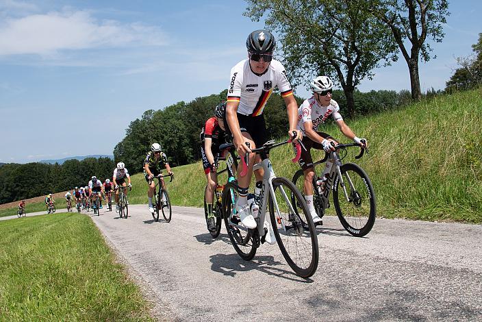 Nick Bangert (GER, Team Deutschland) 46. Int. Keine Sorgen,  Junioren Rundfahrt UCI Kat. MJ 2.1, 3. Etappe Bad Wimsbach/Neydharting - Strass im Attergau