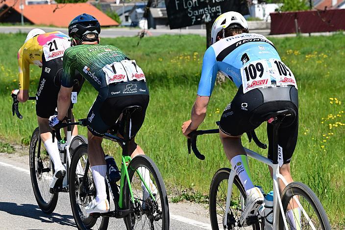 Sprintsieger Philipp Hofbauer (AUT, Team Vorarlberg), 2. Platz Riccardo Zoidl (AUT, Hrinkow Advarics), Luke Meyer-Eland (GBR, MaxSolar-Raymon), Herren Elite, U23, Road Cycling League Austria