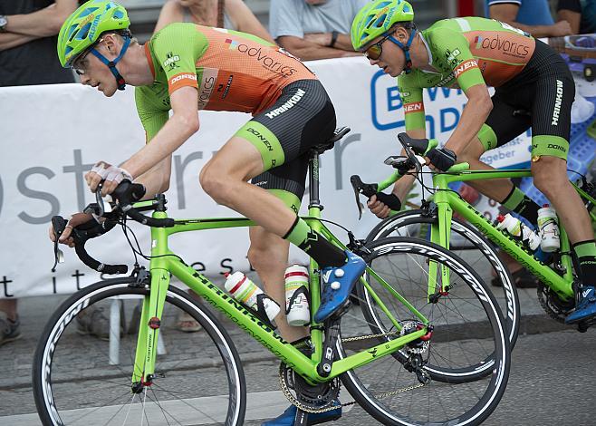 Nils Friedl (AUT, Hrinkow Advaraics Cycleang Team), Daniel Eichinger (AUT, Hrinkow Advarics Cycleang Team) 20. Welser Innenstadt Kriterium