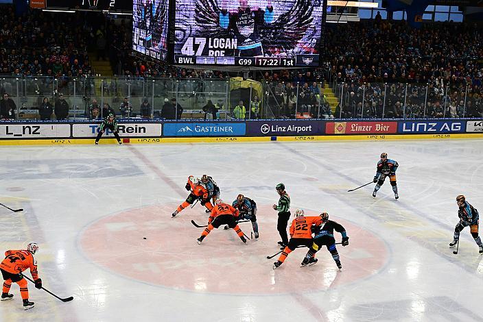 Play Off Zeit in der Win2Day ICE Hockey League,  1. Viertelfinale, Steinbach Black Wings Linz vs Moser Medical Graz 99ers,  Linz AG Eisarena 
