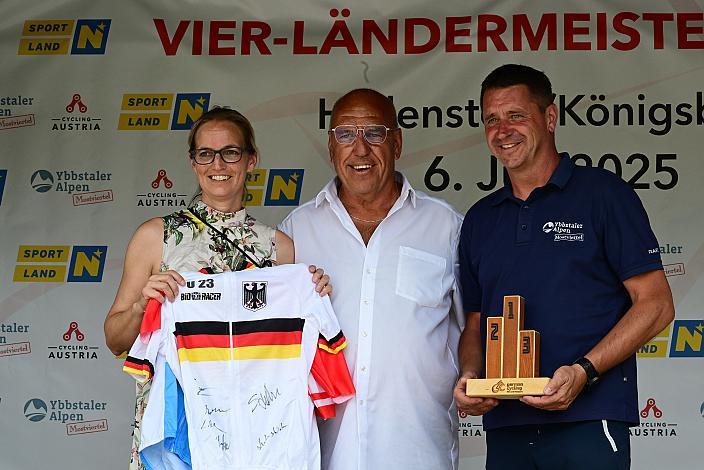 Ehrung für Bgm. Manuela Zebenholzer, Hollenstein an der Ybbs,  Vier Länder Meisterschaft U23,  Austria