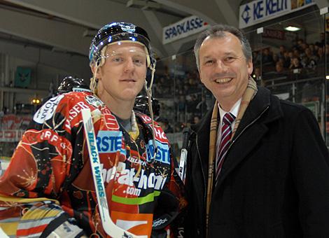 Spieler des Abends Andreas Judex Liwest Black Wings Linz, Graz 99ers