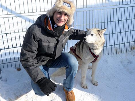 Daniel Oberkofler, EHC Liwest Black Wings Linz zu Gast auf der Mountain Wulf Farm