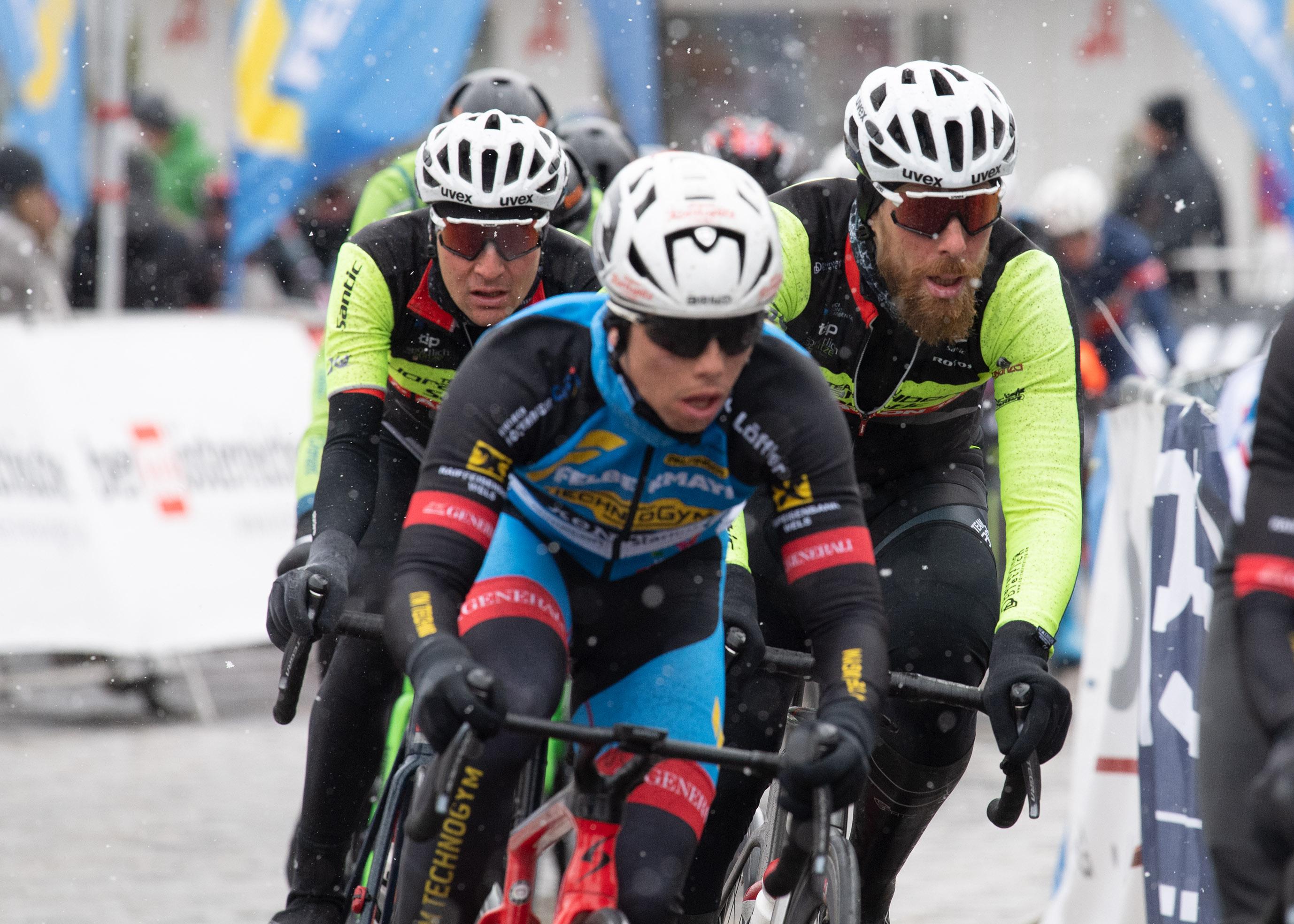Filippo Fortin (ITA, Team Vorarlberg) Herren Elite, U23, Radliga, 60. Radsaison-Eröffnungsrennen Leonding, Oberösterreich 