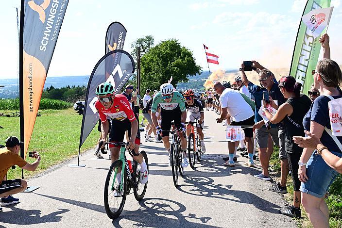 Führender in der Gesamtwertung, Rotes Skoda Trikot, Gregor Mühlberger (AUT, Austria), 4. Etappe von Steyr nach Steyr, 170,5km, Tour of Austria