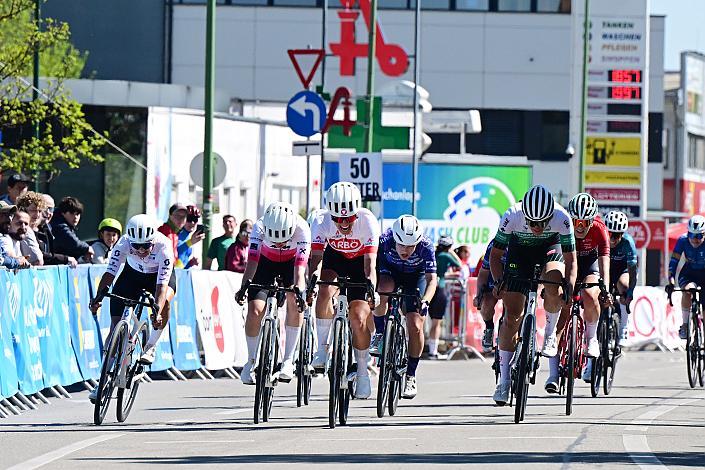 Siegerin und führende Road Cycling League Tabea Huys (AUT, Tirol Woman Cycling),  Damen Elite, U23, Road Cycling League Austria, 64. Raika Kirschbluetenrennen, Wels, Oberösterreich