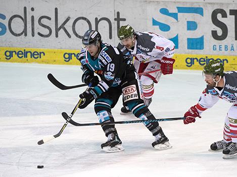 Joel Broda (EHC Liwest Black Wings Linz),  EHC Liwest Black Wings Linz vs HCB Suedtirol Alperia