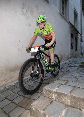 Dominik Hrinkow (AUT, Hrinkow Advarics Cycleang Team) in der Spitzengruppe