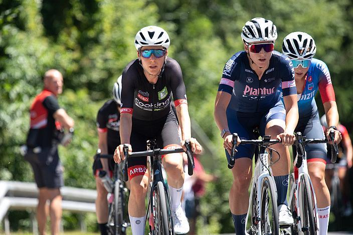Anna Kiesenhofer (AUT, Team Cookina ARBÖ ASKÖ Graz RLM Stmk), Christina Schweinberger (AUT, Plantur-Pura)   Frauen Elite, U23, Österreichische Meisterschaft Strasse, ÖSTM Gratwein-Straßengel