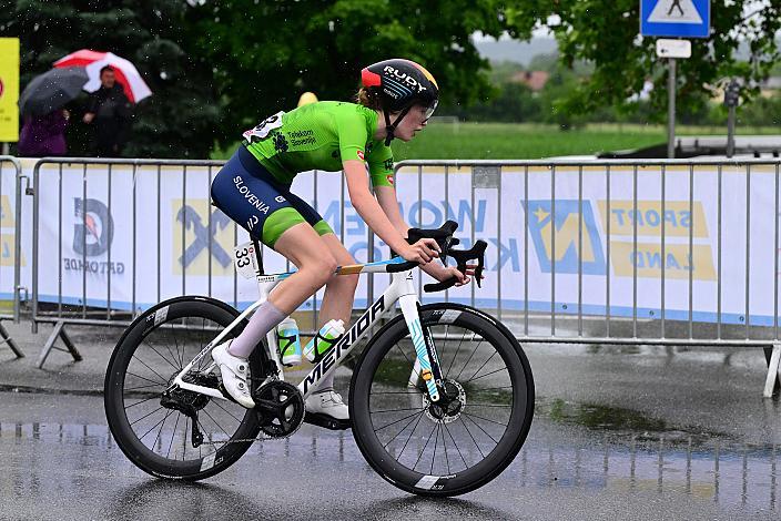 Lara Mehle (SLO) Zeitfahren Herzogenburg, 3. Etappe Sportland NOE Kids Tour