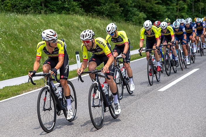 Riccardo Zoidl (AUT, Team Vorarlberg), Alexis Guerin (FRA, Team Vorarlberg), St.Florian, Asten - Resort Hinterstoder, Höss, Int. Raiffeisen Oberösterreich Rundfahrt UCI Kat. 2.2