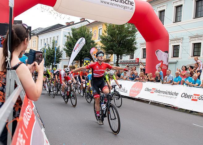 Leo Kerschbaum (AUT, Team Österreich) Etappensieger, 46. Int. Keine Sorgen,  Junioren Rundfahrt UCI Kat. MJ 2.1, 2. Etappe Rohrbach - Rohrbach