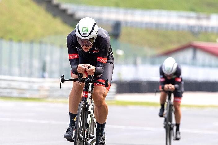 Petra Zsanko (HUN, Team Cookina ARBÖ ASKÖ Graz RLM Stmk) MYGYM Race am Salzburg Ring, Zeitfahren, ÖRV RadLiga, Radsport, Radliga, ÖRV, Damen Elite,