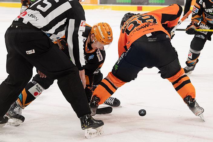 Andris Dzerins (Steinbach Black Wings Linz), Joey Martin (Moser Medical Graz 99ers) Steinbach Black Wings Linz vs Moser Medical Graz 99ers, bet-at-home ICE Hockey League