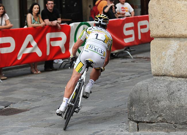 Die Linzer Altstadt Spielplatz fuer Mark Cavendish Team Columbia