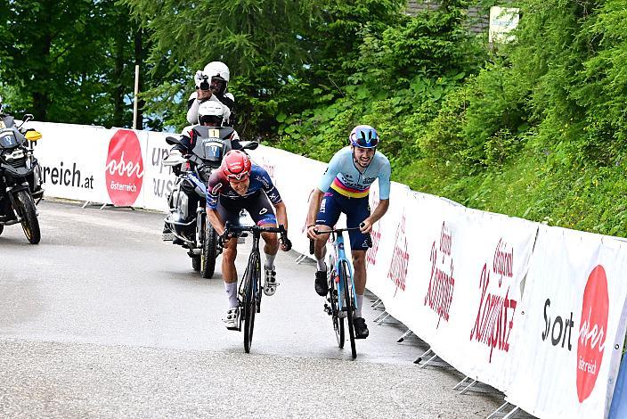 Adrien Maire (FRA, TDT - Unibet Cycling Team) Etappen und  Gesamtsieger der 14. Oberösterreich Rundfahrt, Riccardo Zoidl (AUT, Team Felt - Felbermayr)  St. Florian - Höss, Hinterstoder , 14. Int. Raiffeisen OÖ-Radrundfahrt UCI Kat. 2.2