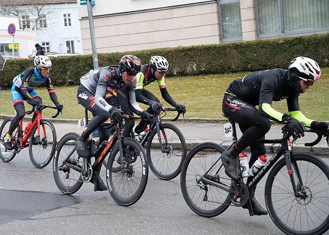 Florian Kierner (AUT, Tirol KTM Cycling Team), Markus Wildauer (AUT, Team Vorarlberg), Herren Elite, U23, Radliga, 60. Radsaison-Eröffnungsrennen Leonding, Oberösterreich 